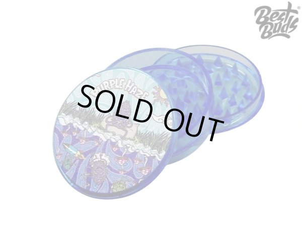 画像1: BEST BUDS PURPLE HAZE GRINDER ベスト バッズ パープルヘイズ アクリル グラインダー (1)