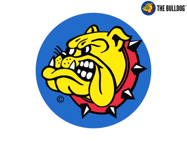 画像1: THE BULLDOG AMSTERDAM ブルドッグ アムステルダム コーヒーショップ ステッカー (1)