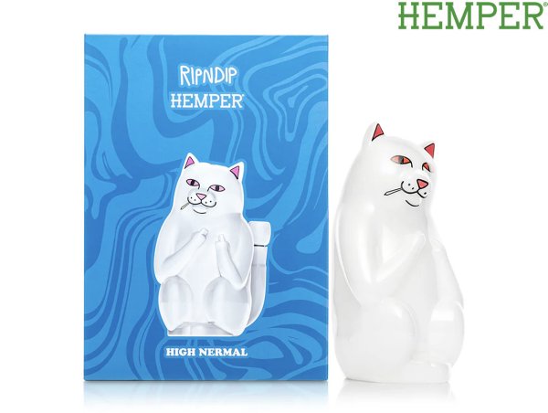 画像1: RIPNDIP X HEMPER HIGH NERMAL BONG リップンディップ ヘンパー ハイ ナーマル ガラスボング (1)