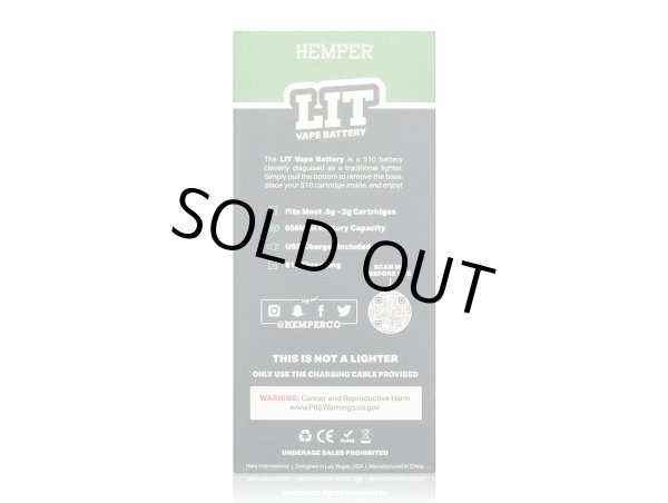 画像5: HEMPER LIT 510 VAPORIZER ヘンパー ヴェポライザー レッド (5)