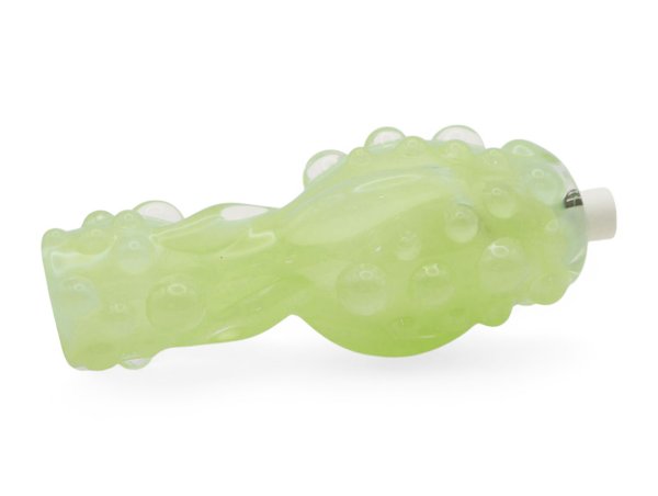 画像1: ACTI BUZZ GLASS ONE HITTER PIPE アクティバズ ガラスワンヒッターパイプ GREEN PLANET (1)