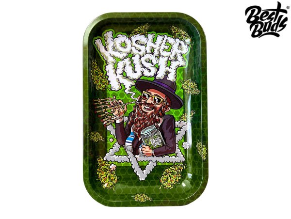 画像1: BEST BUDS ROLLING TRAY KOSHER KUSH ベスト バッズ ローリングトレイ コーシャークシュ (1)