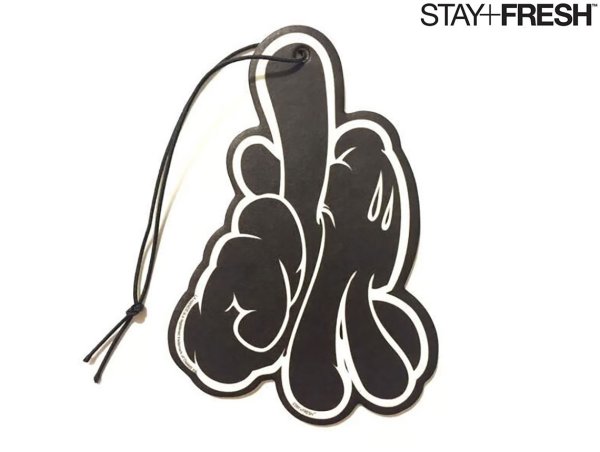 画像1: STAY FRESH AIR FRESHENER ステイフレッシュ エアー フレッシュナー OG Slick LA Hands Black (1)