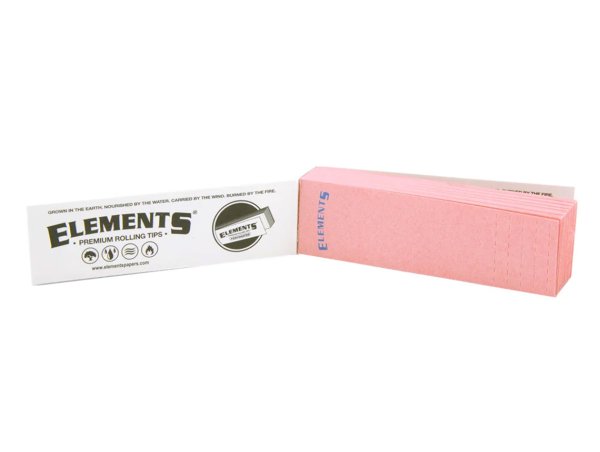 画像3: ELEMENTS PINK TIPS PERFORATED エレメンツ ピンク フィルター ティップス 折れ線 ミシン目 入り (3)