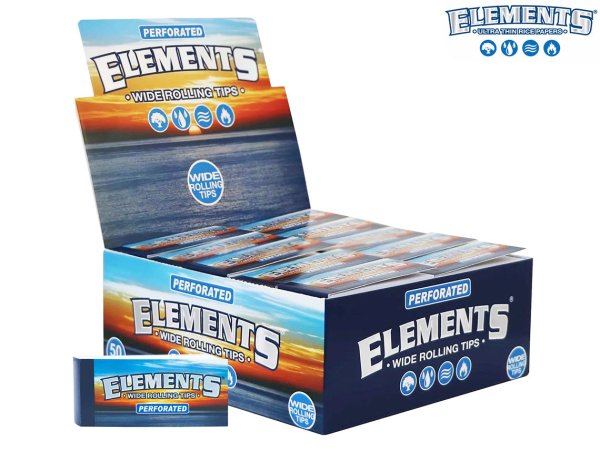 画像1: ELEMENTS TIPS WIDE PERFORATED エレメンツ フィルター ティップス ワイド 折れ線 ミシン目 入り (1)