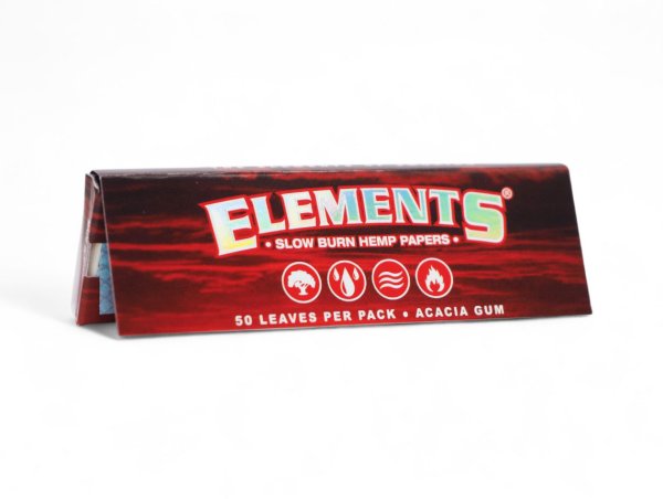 画像2: ELEMENTS RED HEMP エレメンツ レッド ヘンプ ローリングペーパー 1 1/4 (2)