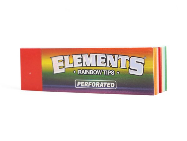 画像2: ELEMENTS RAINBOW TIPS PERFORATED エレメンツ レインボー フィルター ティップス 折れ線 ミシン目 入り (2)