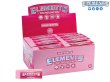 画像1: ELEMENTS PINK TIPS PERFORATED エレメンツ ピンク フィルター ティップス 折れ線 ミシン目 入り (1)