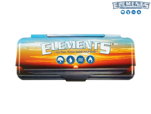 画像1: ELEMENTS PAPER TIN エレメンツ ローリングペーパー アルミ 収納 ケース 1 1/4 (1)