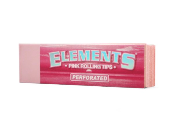 画像2: ELEMENTS PINK TIPS PERFORATED エレメンツ ピンク フィルター ティップス 折れ線 ミシン目 入り (2)