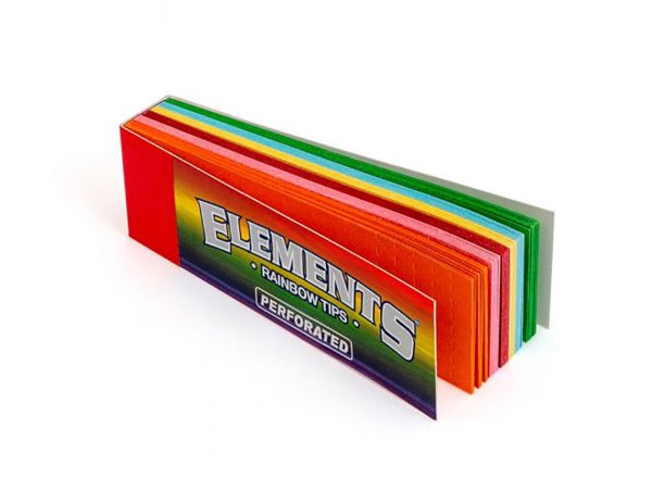 画像3: ELEMENTS RAINBOW TIPS PERFORATED エレメンツ レインボー フィルター ティップス 折れ線 ミシン目 入り (3)