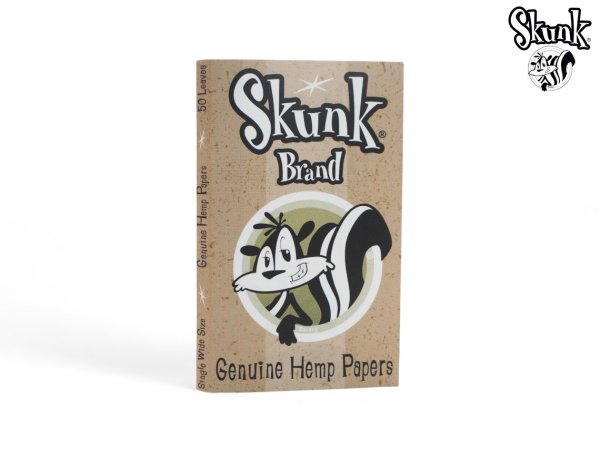 画像1: SKUNK BRAND SINGLE WIDE PAPERS スカンク ブランド ヘンプ ローリングペーパー シングル ワイド (1)