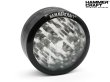 画像1: HAMMERCRAFT GLASS TOP GRINDER ハンマークラフト クリアートップ アルミ グラインダー 63mm 2パーツ ブラック (1)