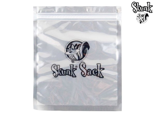 画像1: SKUNK SACK スカンクサック スメルプルーフ ジップバッグ 防臭 保存用 ジップロック クリアー Lサイズ (1)