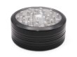 画像3: HAMMERCRAFT GLASS TOP GRINDER ハンマークラフト クリアートップ アルミ グラインダー 63mm 2パーツ ブラック (3)