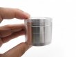 画像4: HAMMERCRAFT GLASS TOP GRINDER ハンマークラフト クリアートップ アルミ グラインダー 54mm 4パーツ シルバー (4)
