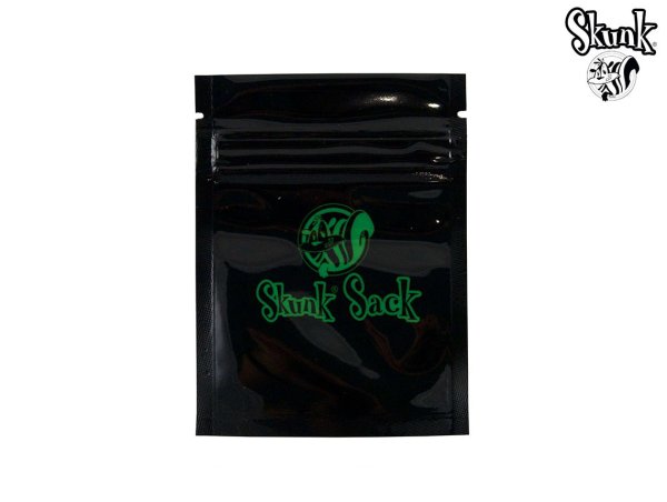 画像1: SKUNK SACK スカンクサック スメルプルーフ ジップバッグ 防臭 保存用 ジップロック ブラック Sサイズ (1)