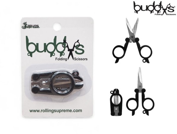 画像1: BUDDYS FOLDING SCISSORS バディーズ バッズカット 携帯 折りたたみ ミニ ハサミ (1)