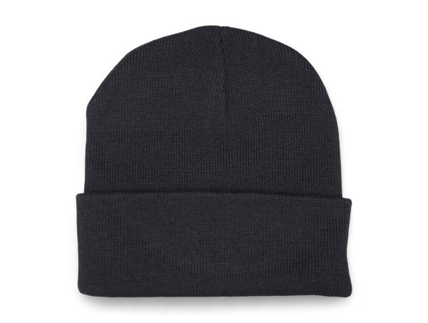 画像2: ZIG ZAG ジグザグ オフィシャル ビーニー ニット帽子 ブラック (2)