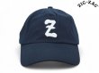 画像1: ZIG ZAG Z HAT ジグザグ オフィシャル  キャップ 帽子 ネイビーブルー (1)