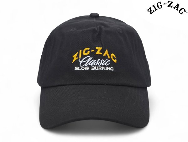 画像1: ZIG ZAG OLD SCHOOL HAT ジグザグ オフィシャル  キャップ 帽子 ブラック (1)