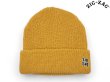画像1: ZIG ZAG  VINTAGE BEANIE BEANIE ジグザグ オフィシャル ビーニー ニット帽子 マスタード イエロー (1)