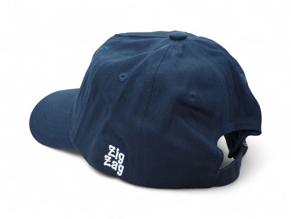 画像2: ZIG ZAG Z HAT ジグザグ オフィシャル  キャップ 帽子 ネイビーブルー (2)