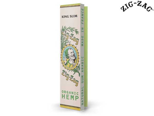 画像1: ZIG ZAG VINTAGE ORGANIC HEMP ジグザグ ヴィンテージ オーガニック ヘンプ ローリングペーパー キングサイズ スリム (1)