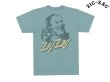 画像1: ZIG ZAG ジグザグ オフィシャル Tシャツ VINTAGE TWO TONE ティール (1)