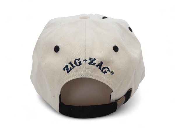 画像2: ZIG ZAG OLD SCHOOL HAT ジグザグ オフィシャル  キャップ 帽子 オフホワイト (2)