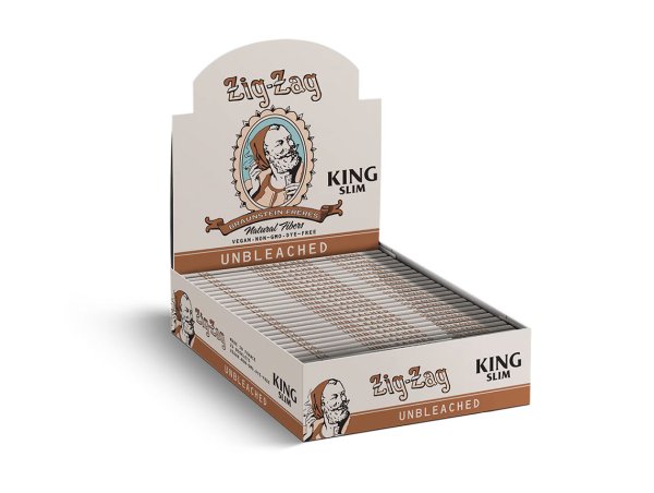 画像3: ZIG ZAG VINTAGE UNBLEACHED ジグザグ ヴィンテージ アンブリーチ ローリングペーパー キングサイズ スリム (3)