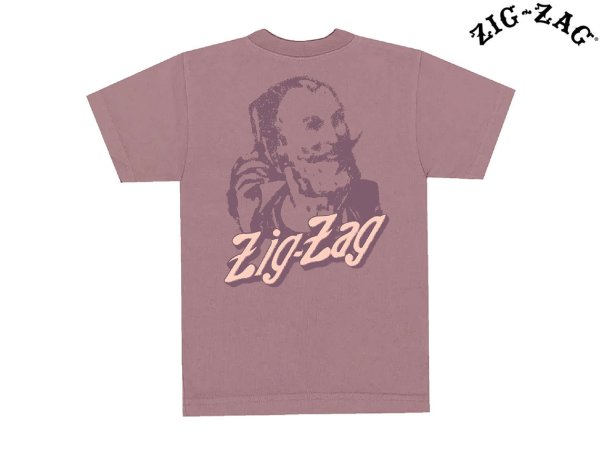 画像1: ZIG ZAG ジグザグ オフィシャル Tシャツ VINTAGE TWO TONE ウォッシュ ラセット (1)