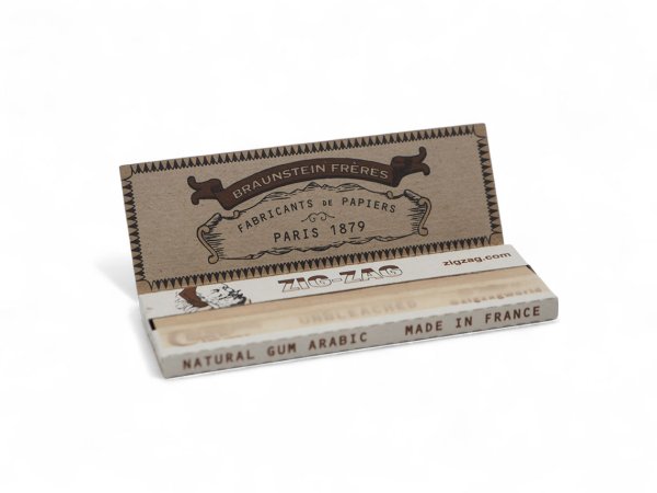 画像2: ZIG ZAG VINTAGE UNBLEACHED ジグザグ ヴィンテージ アンブリーチ ローリングペーパー 1 1/4 (2)