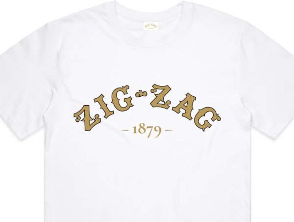 画像2: ZIG ZAG ジグザグ オフィシャル Tシャツ 1879 ホワイト (2)