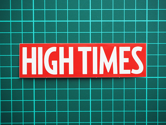 HIGH TIMES ハイタイムズ オフィシャル スケートボードデッキ LOGO-
