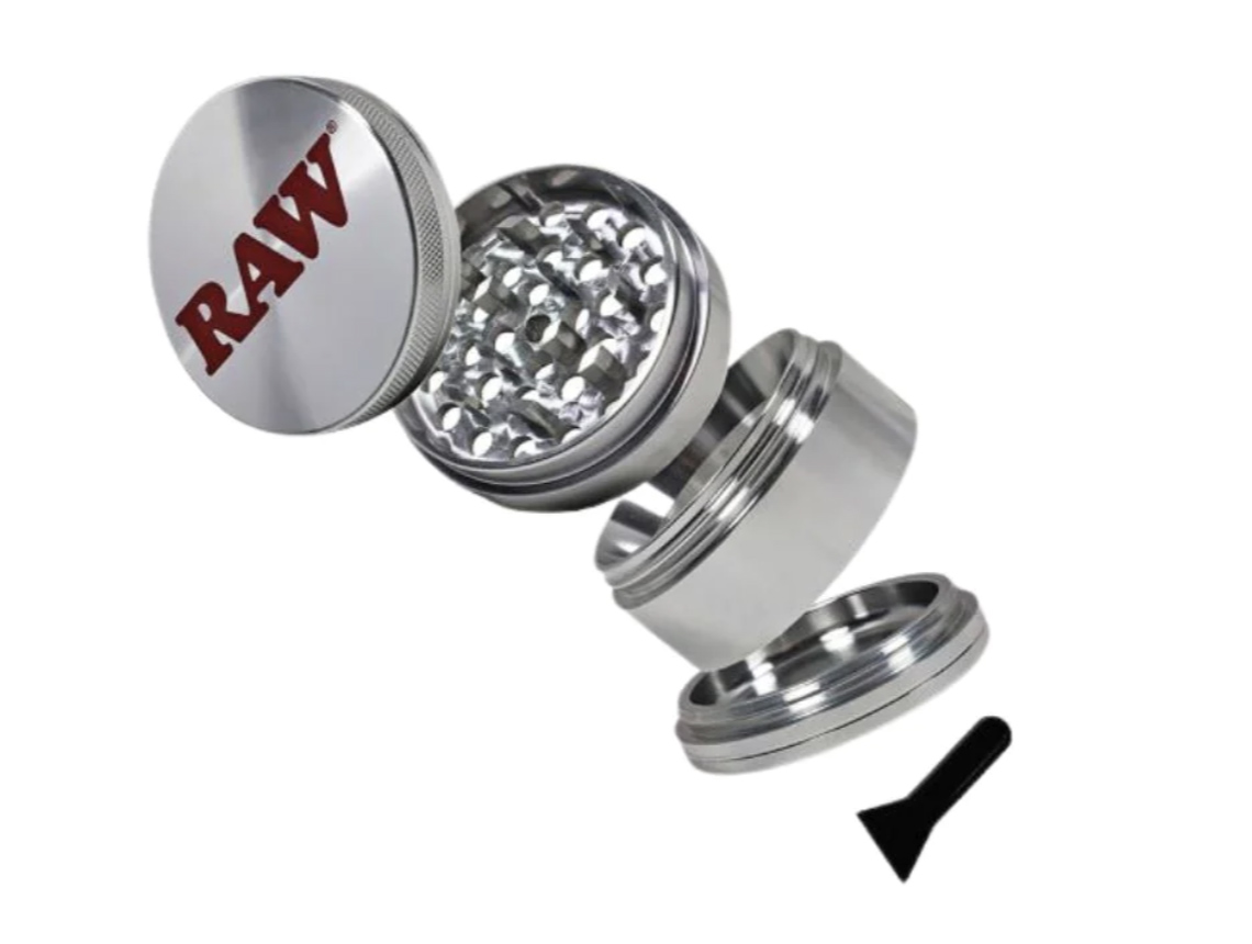 RAW 4 PICE CLASSIC SHREDDER GRINDER ロウ 4ピース クラシック シュレッダー グラインダー |  通販ヘッドショップのバズモンタージュ