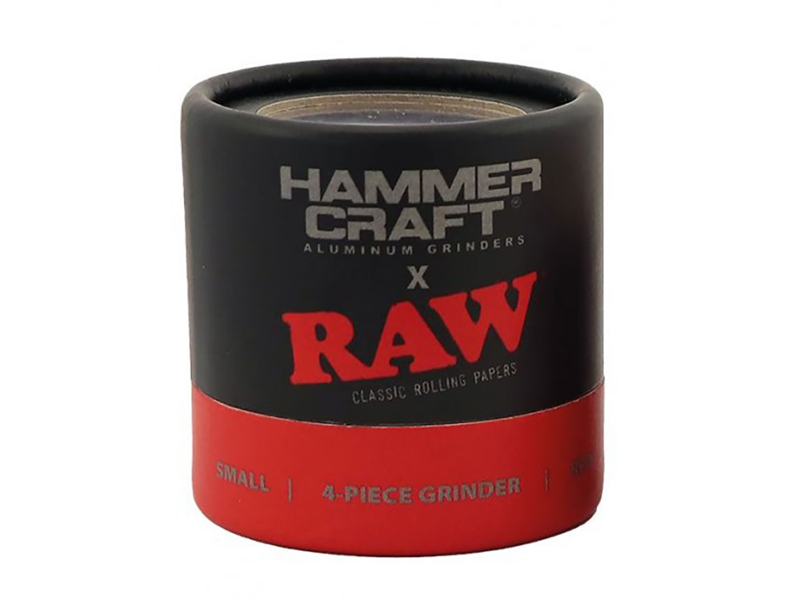 RAW HAMMERCRAFT 4 PIECE GRINDER ロウ ハンマークラフト 4ピース グラインダー RED レッド 55mm |  通販ヘッドショップのバズモンタージュ