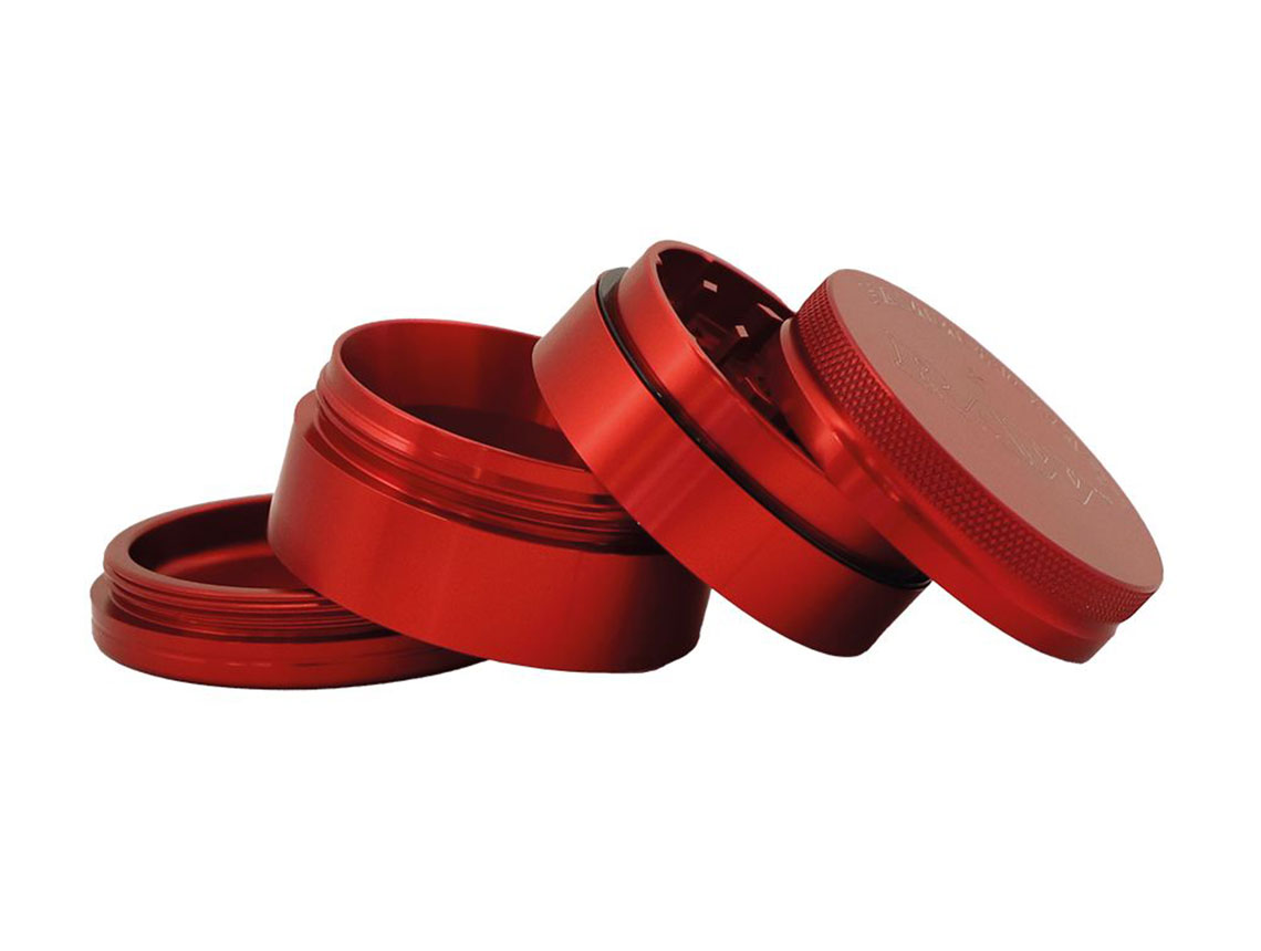 RAW HAMMERCRAFT 4 PIECE GRINDER ロウ ハンマークラフト 4ピース グラインダー RED レッド 55mm |  通販ヘッドショップのバズモンタージュ