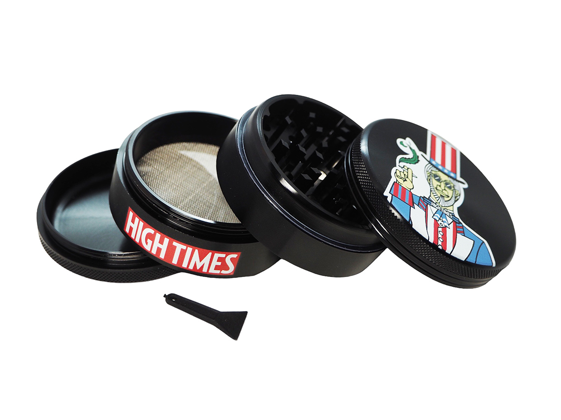 HIGH TIMES GRINDER ハイタイムズ メタル グラインダー 4パーツ | 通販ヘッドショップのバズモンタージュ