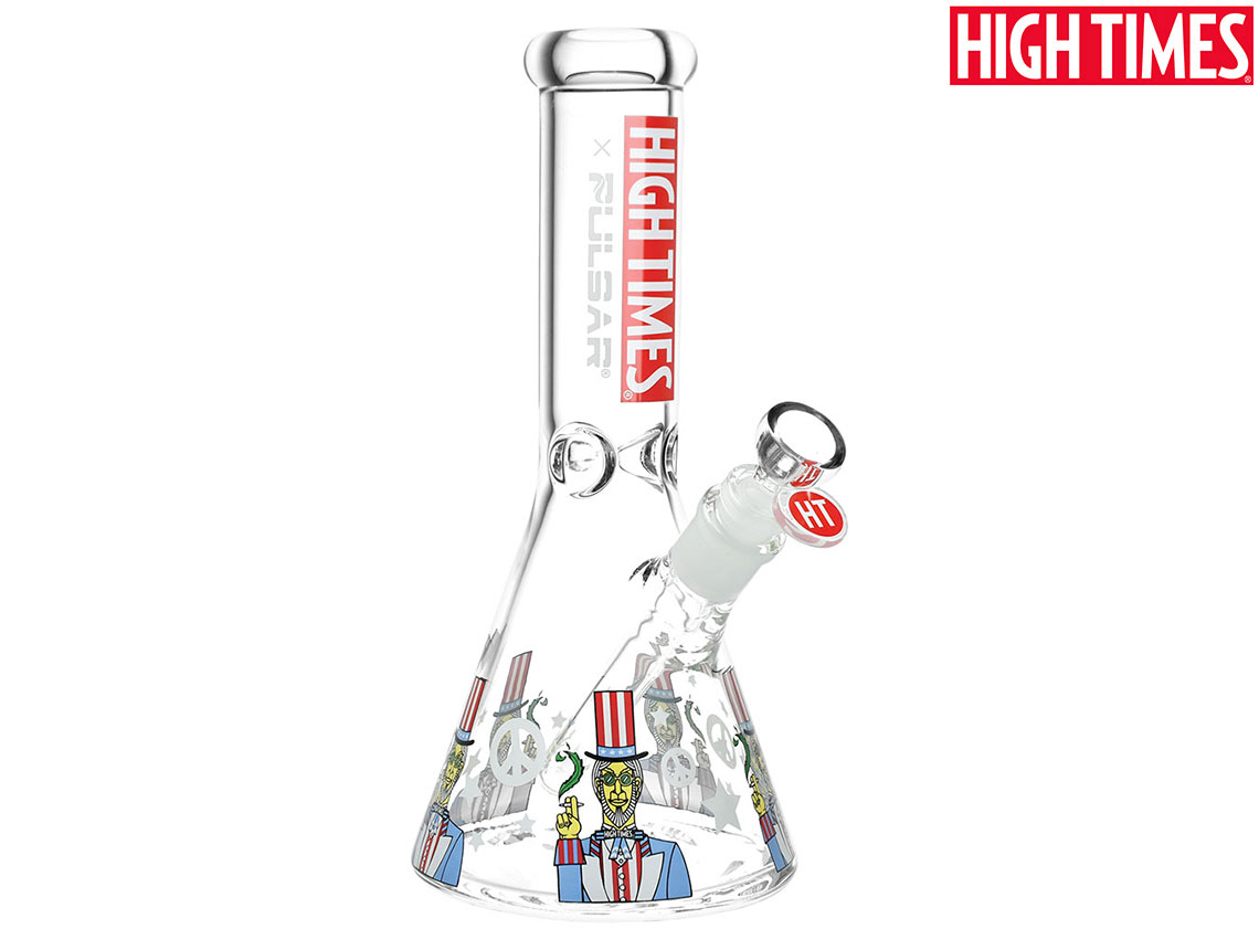 HIGH TIMES PULSAR BEAKER BONG UNCLE SAM ハイタイムズ パルサー ビーカー ボング アンクルサム |  通販ヘッドショップのバズモンタージュ