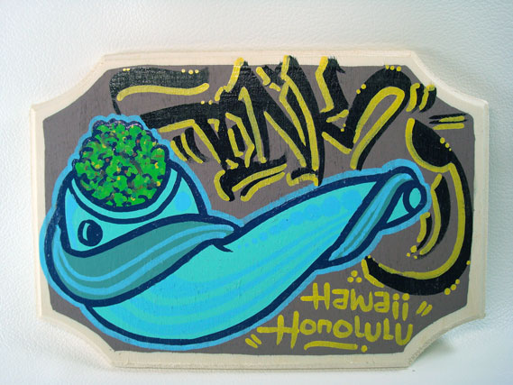 Tonk Graffiti Art Canvas TAW22 | 通販ヘッドショップのバズモンタージュ