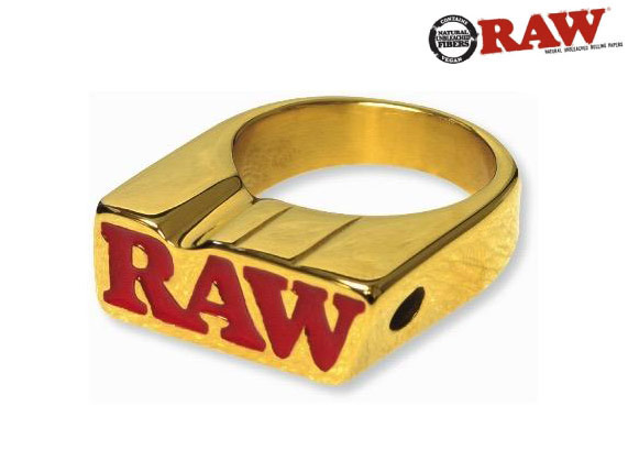 Raw 24k Gold Smoke Ring ロウ ゴールド スモークリング 指輪 通販ヘッドショップのバズモンタージュ