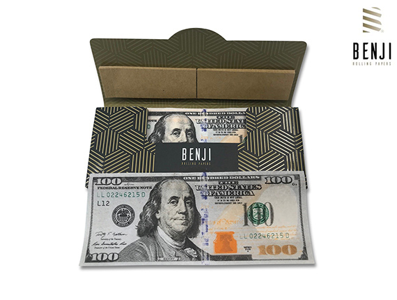 Benji Rolling Paper ベンジ 100 ローリーングペーパー 100ドル紙幣柄 通販ヘッドショップのバズモンタージュ