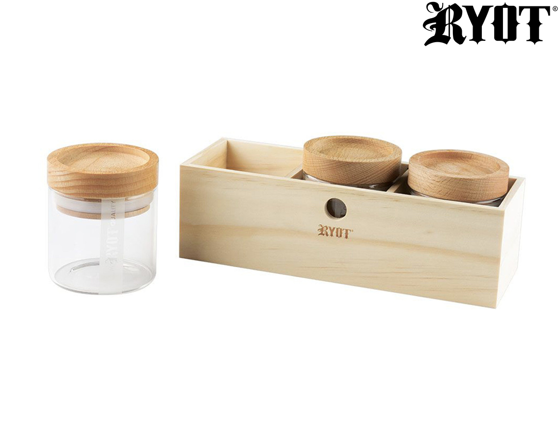 RYOT BEECH LID JAR BOX グラスジャーボックス 保存容器 | 通販ヘッド